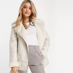 Moto Biker Aviator style Jacket